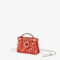 Сумка Fendi Peekaboo Iconic Mini красный