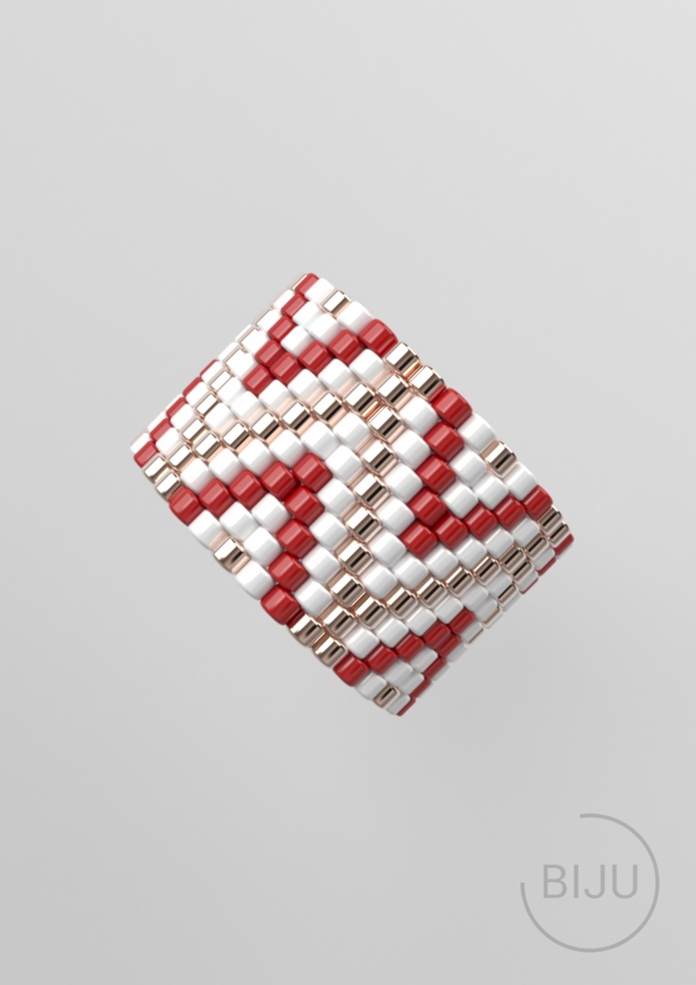 Схема кольца из бисера, узор PEYOTE, мозаичное плетение, четный счет, узор пейот из Miyuki Delica 11/0, файл PDF, RING_456