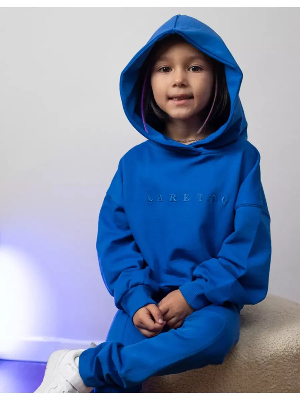 Костюм спортивный для девочки, худи и брюки