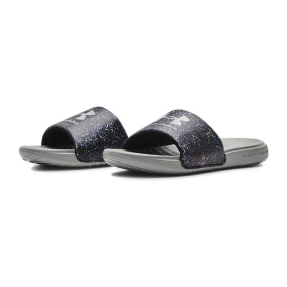 Under Armour Ansa Graphic Slide 'Black Tin Speckled'