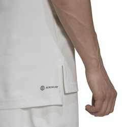 Мужская теннисная футболка Adidas London Stretch Woven Tee - белый