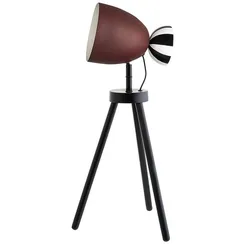 Светильник настольный anniken, D20х58 см, черный/белый/сливовый