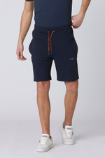 Шорты муж. AERONAUTICA 204 синий хлопок светоотражающие полосы