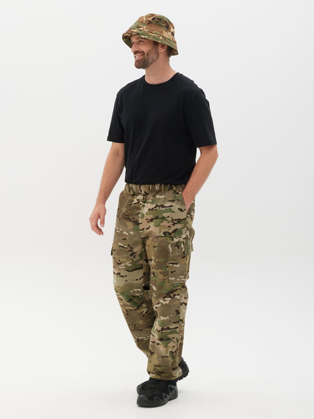 Панама-накомарник Трансформер ткань Смесовая Рип-Стоп цвет Мультикам