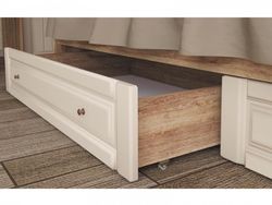 Спальный гарнитур "Богуслава" № 1 (дуб баррик светлый/крем брюле), ЛДСП/МДФ, Комфорт-S