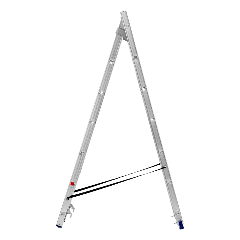 Лестница Сибртех двухсекционная, 7 ступеней, алюминиевая