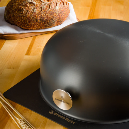 Набор Brod&Taylor для выпечки хлеба - Купол (Боул) и стальной камень MAX