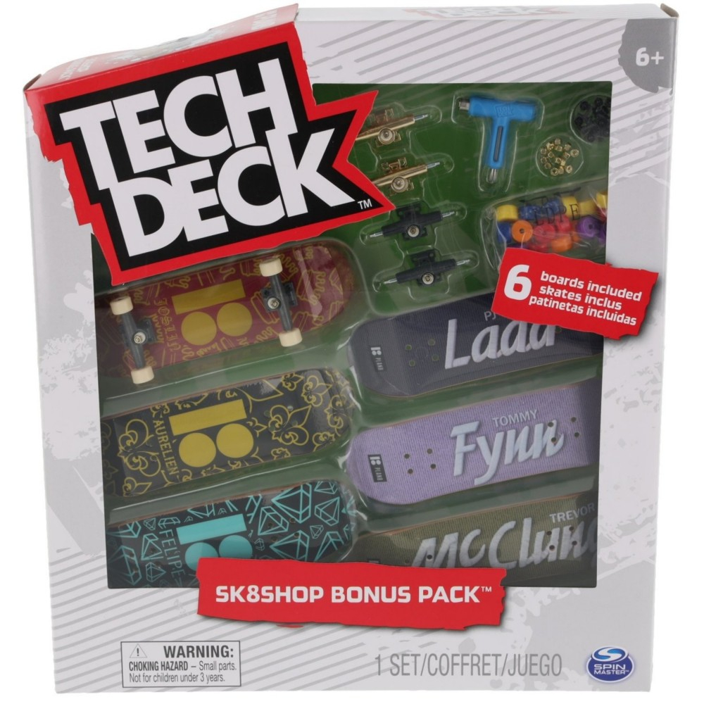 Tech Deck - Набор Skateshop Палец-скейтборд Deskorolka Plan B 6-пак 20141000