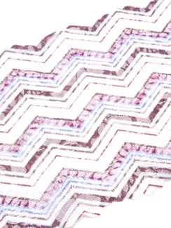 03-240 ОПТ Кружево эластичное 22 см, Maya, ментол/лаванда/слива/персик