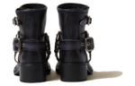 MIU MIU Vintage-Look Leather Ankle Boots