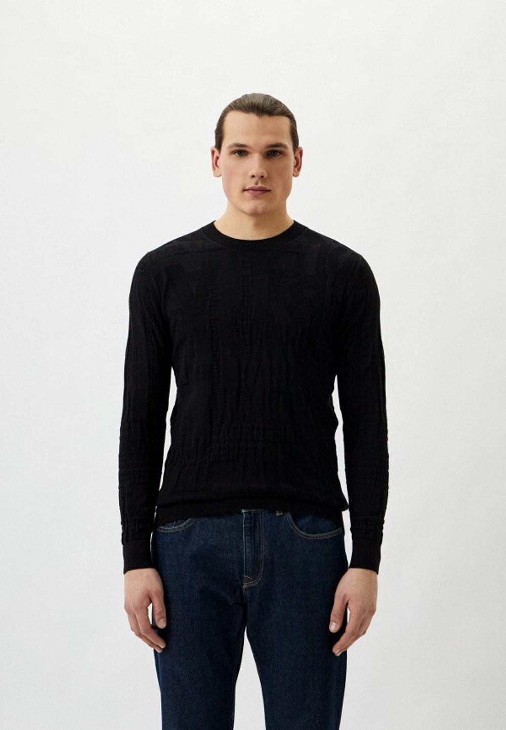 Джемпер муж. трикотаж KARL LAGERFELD 655082 черный