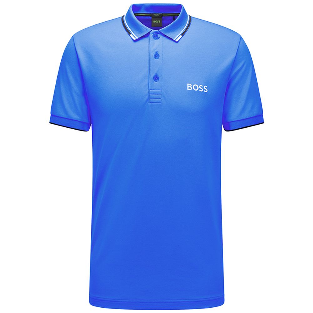 Мужское теннисное поло BOSS Paddy Pro Polo - bright blue