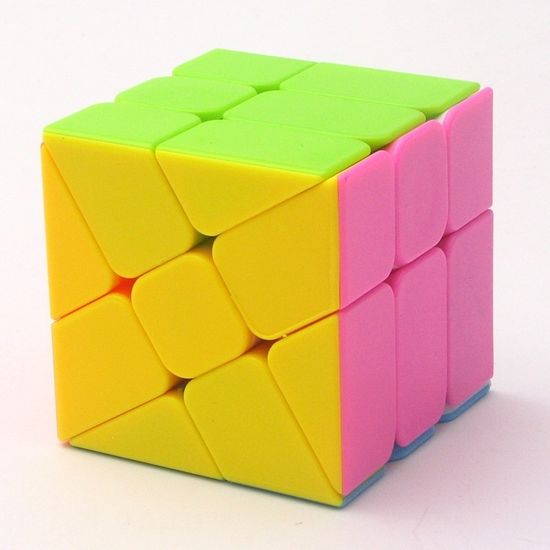 ГОЛОВОЛОМКА КУБИК РУБИК 3х3 УСЛОЖНЕННЫЙ ЦВЕТНОЙ