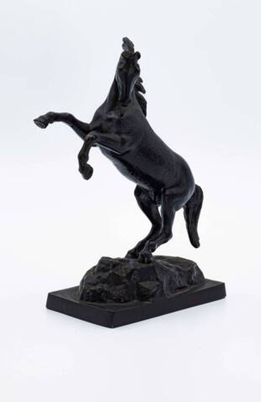 Конь, вставший на дыбы. Касли. 1987. Чугунное литьё. Высота - 22 см