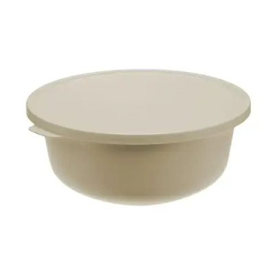 Миска ТЭСТИ 2,2л с крышкой Латте