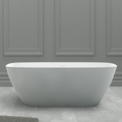 Ванна из искусственного камня ABBER Stein AS9612-1.7 белая матовая  170x72 см