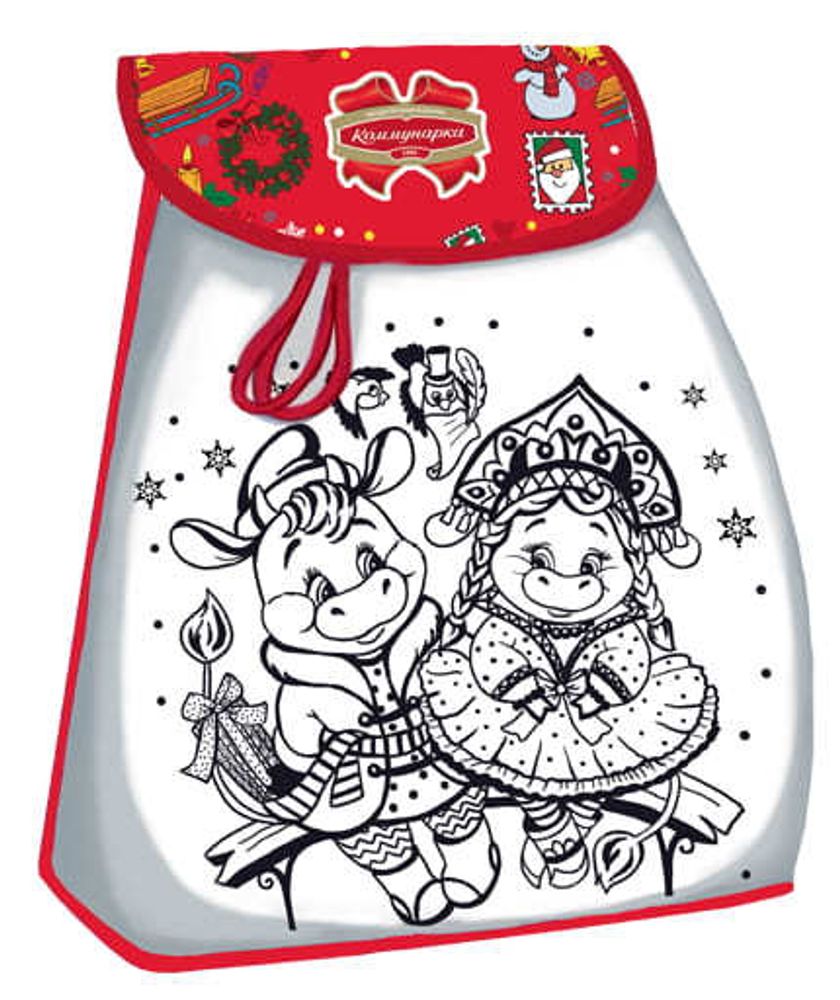 Белорусский Новогодний подарок &quot;Рюкзачок со сладостями&quot; 1500г. Коммунарка - купить с доставкой на дом по Москве и всей России