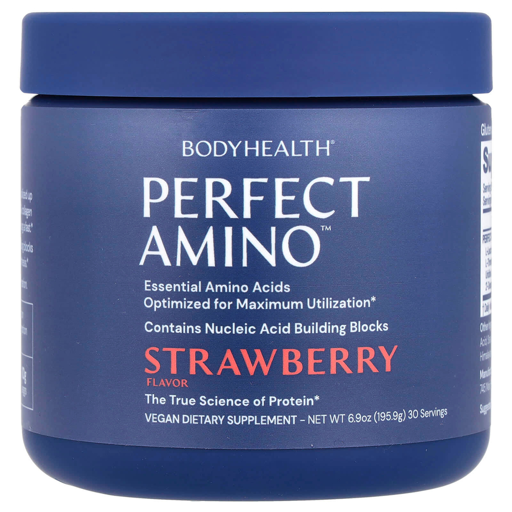 BodyHealth, Perfect Amino ™, клубника, 195,9 г (6,9 унции)