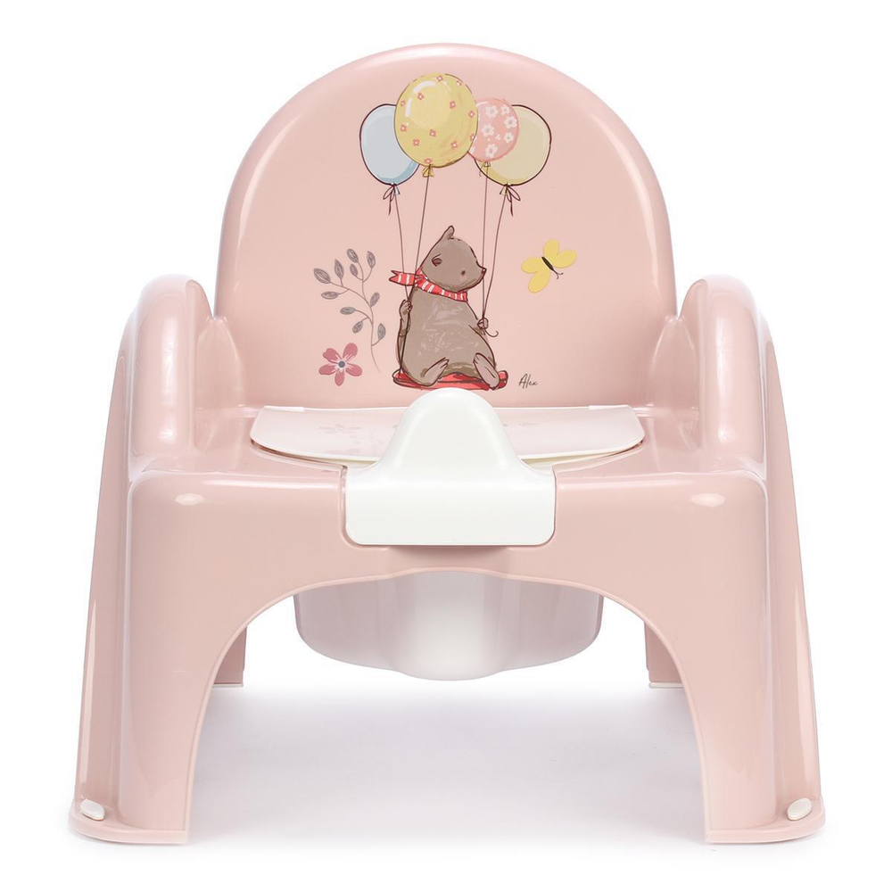 Горшок-стульчик ЛЕСНАЯ СКАЗКА антискольз. (упаковка 15шт.) (Tega) (розовый)