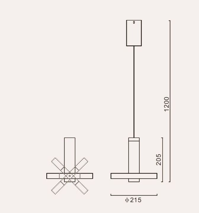 Подвесной светодиодный светильник Romatti Cullinan Capellu PD11135Q