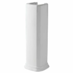 Раковина с пьедесталом Artceram Civitas 68 CIL001 34 00+CIC001 34 00 68 серая