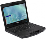 Ноутбук защищённый CyberBook S1174 14 ", Core i7, 8 Гб RAM, 256 Гб SSD, Iris Xe Graphics, Черный