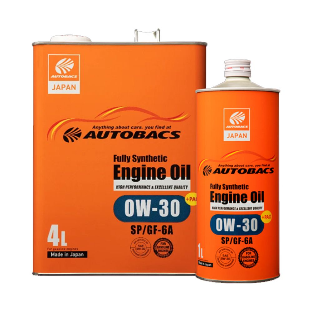 Масло моторное синтетическое AUTOBACS  0W30 ENGINE OIL FS SP/GF-6A  АКЦИЯ 4+1