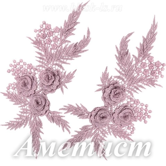 Лейсы кружевные, Аметист (модель LH008)