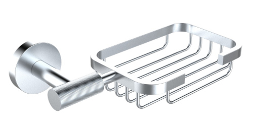 5504 Мыльница настенная, решоточная (ХРОМ) ViEiR  (24/1шт)