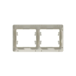 GLOSSA 2-постовая РАМКА, горизонтальная, БЕЖЕВЫЙ