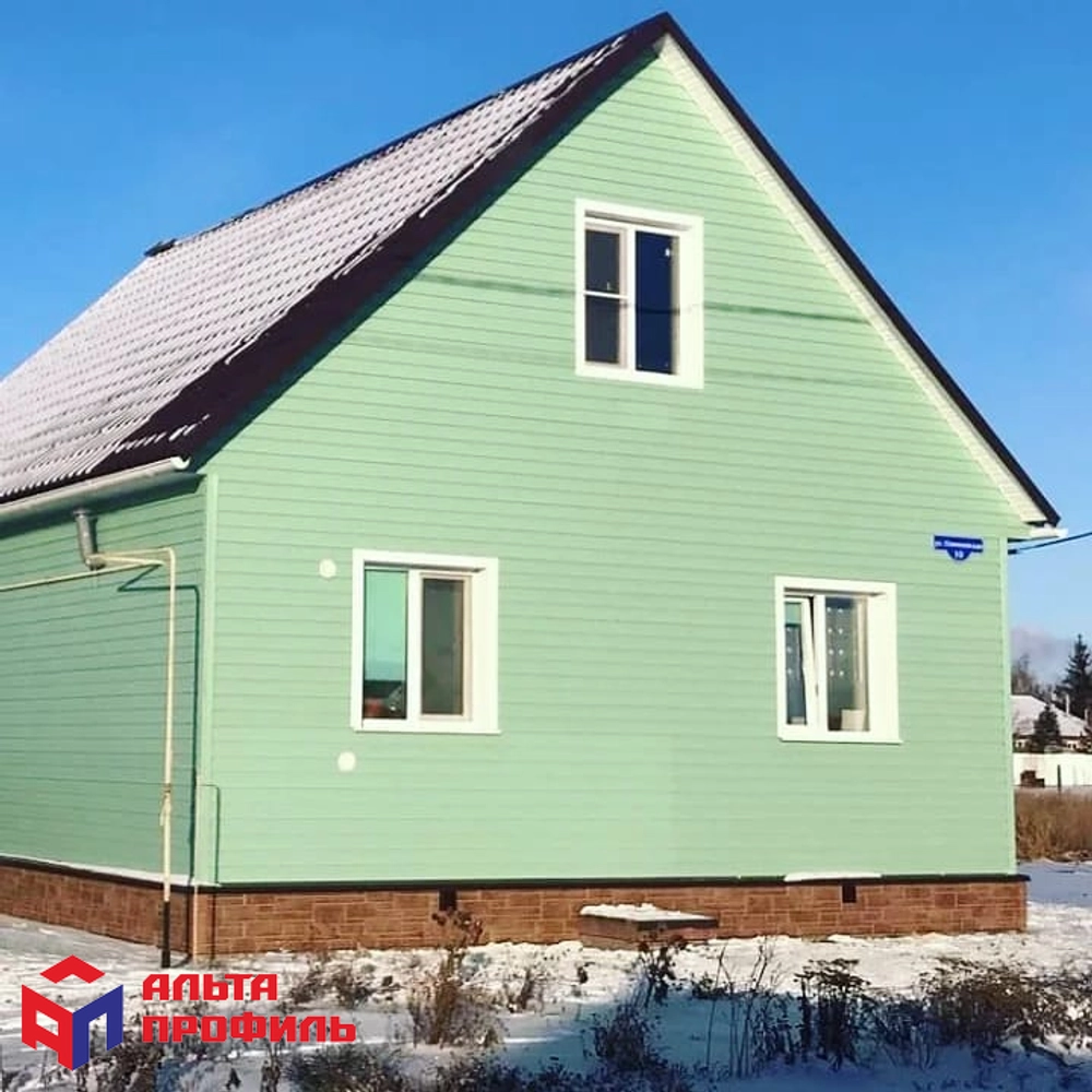 Сайдинг виниловый Альта-Профиль Корабельный брус Канада+ Престиж Фисташковый 3660х230 мм