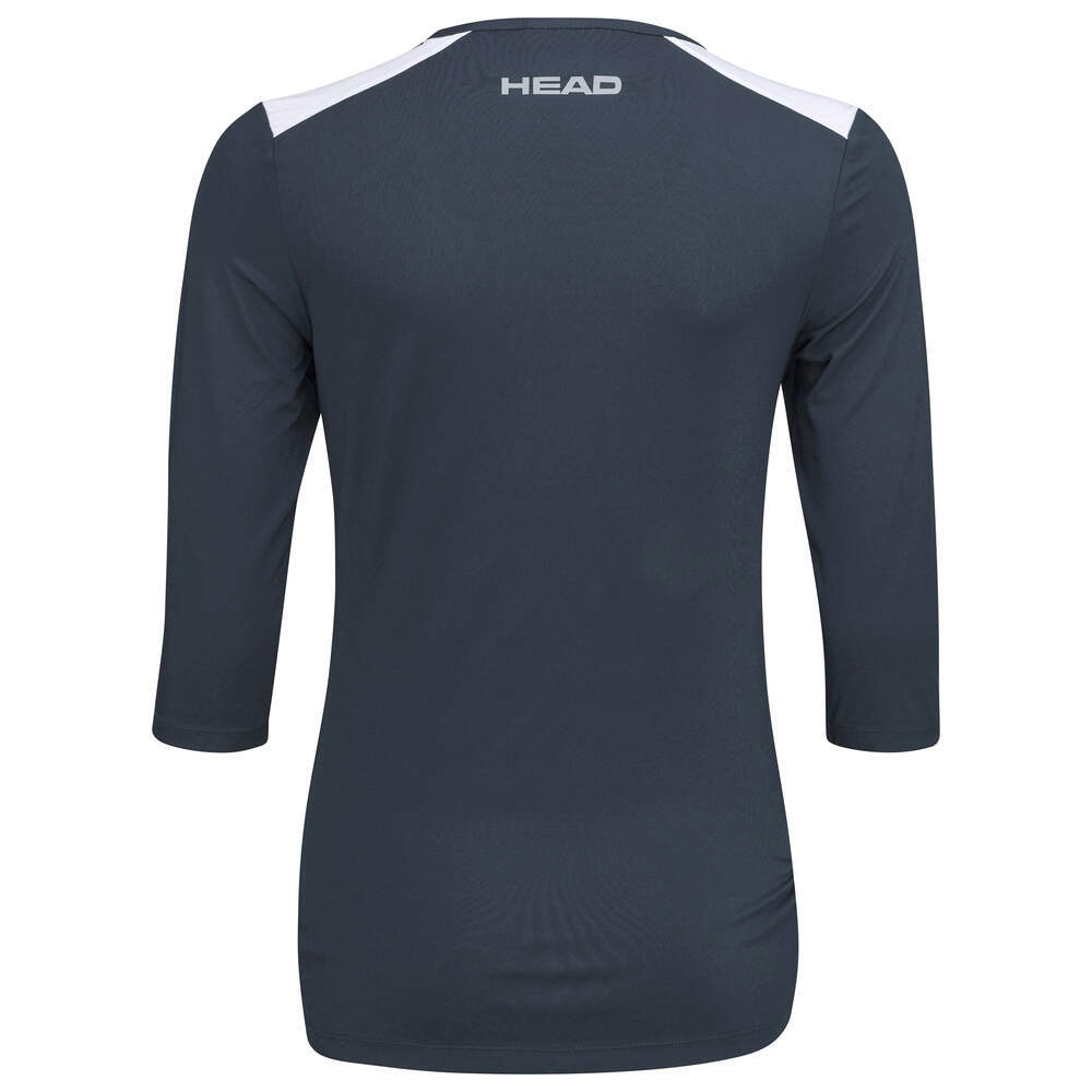 Женская теннисная футболка   Head Club 22 Tech 3/4 Shirt - navy