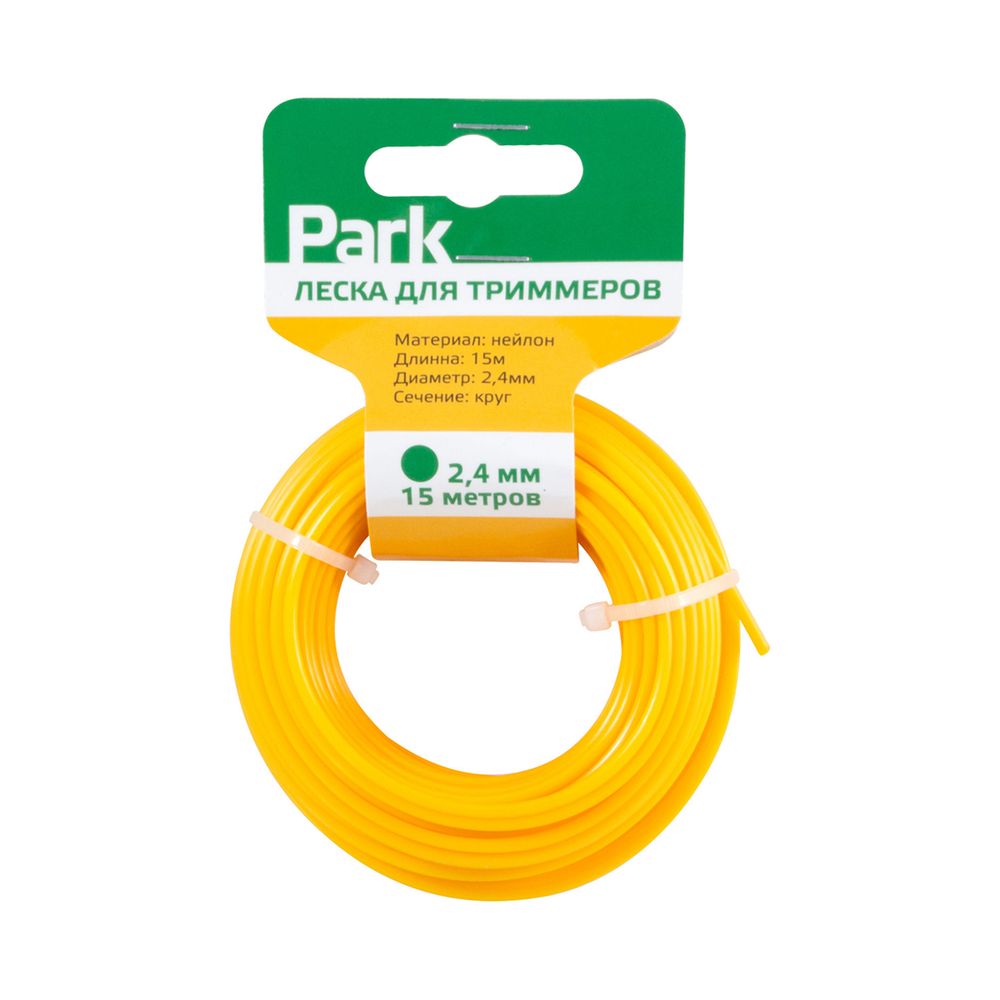 Леска для триммера Park, диаметр 3,0 мм, длина 15 м, 27150