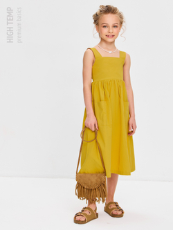 Сарафан из хлопка с бантом на спинке