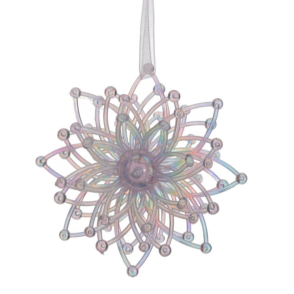 GAEM Украшение новогоднее "Снежинка", L10 W5 H10 см, 3в.