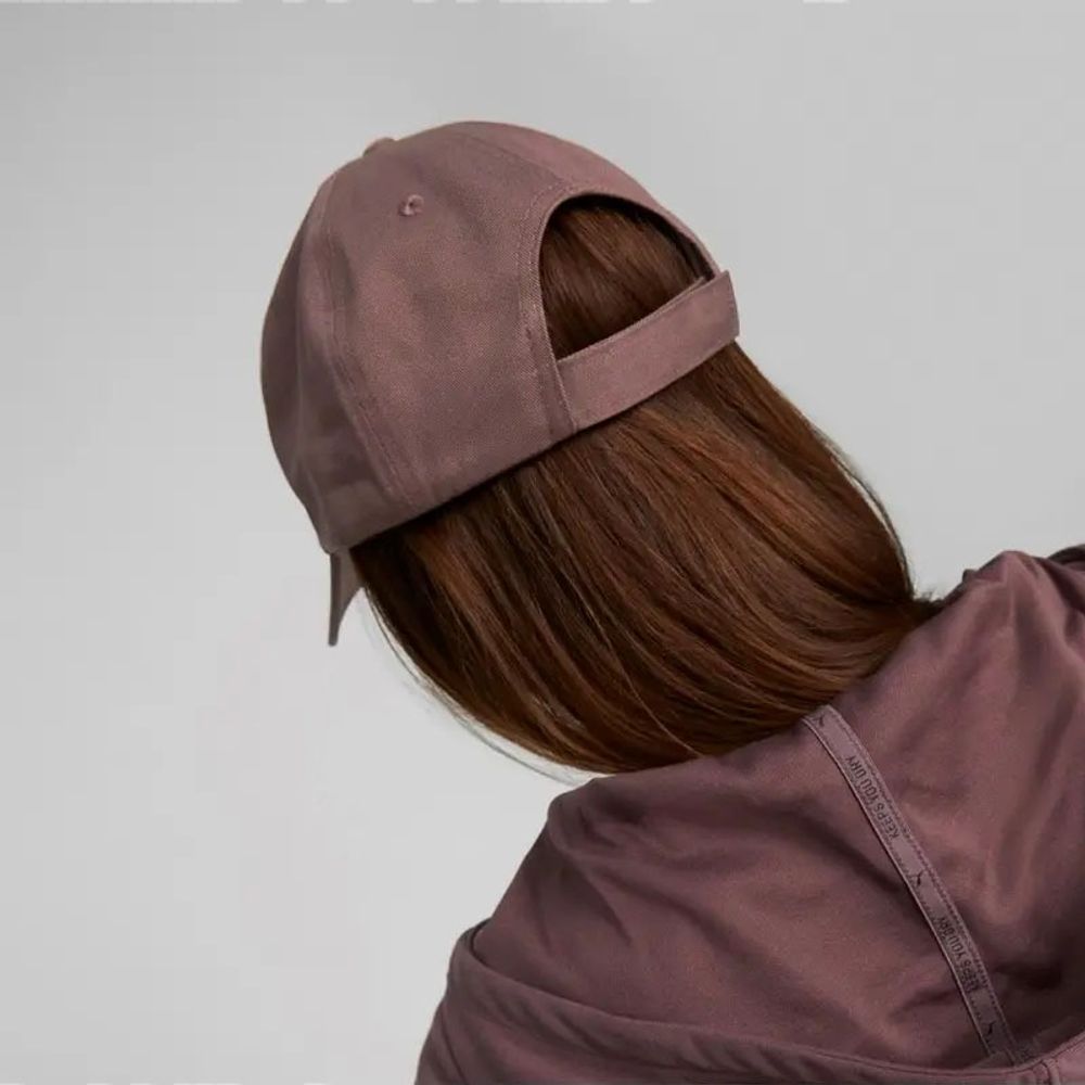 Бейсболка спорт. PUMA Ess Cap 02241697, 100% хлопок, коричневый