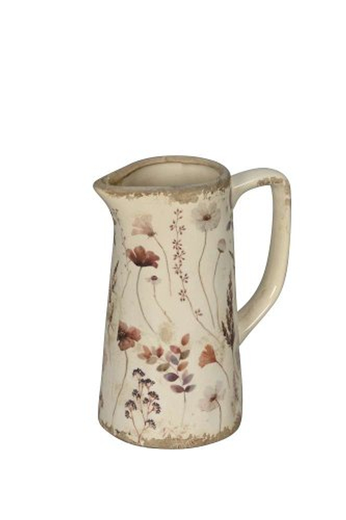 Кувшин декоративный "Маки" 15,5x10,5xH19,5см