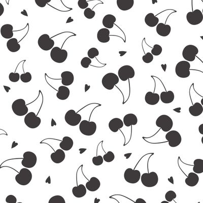 Вишня / Черно-белый вариант