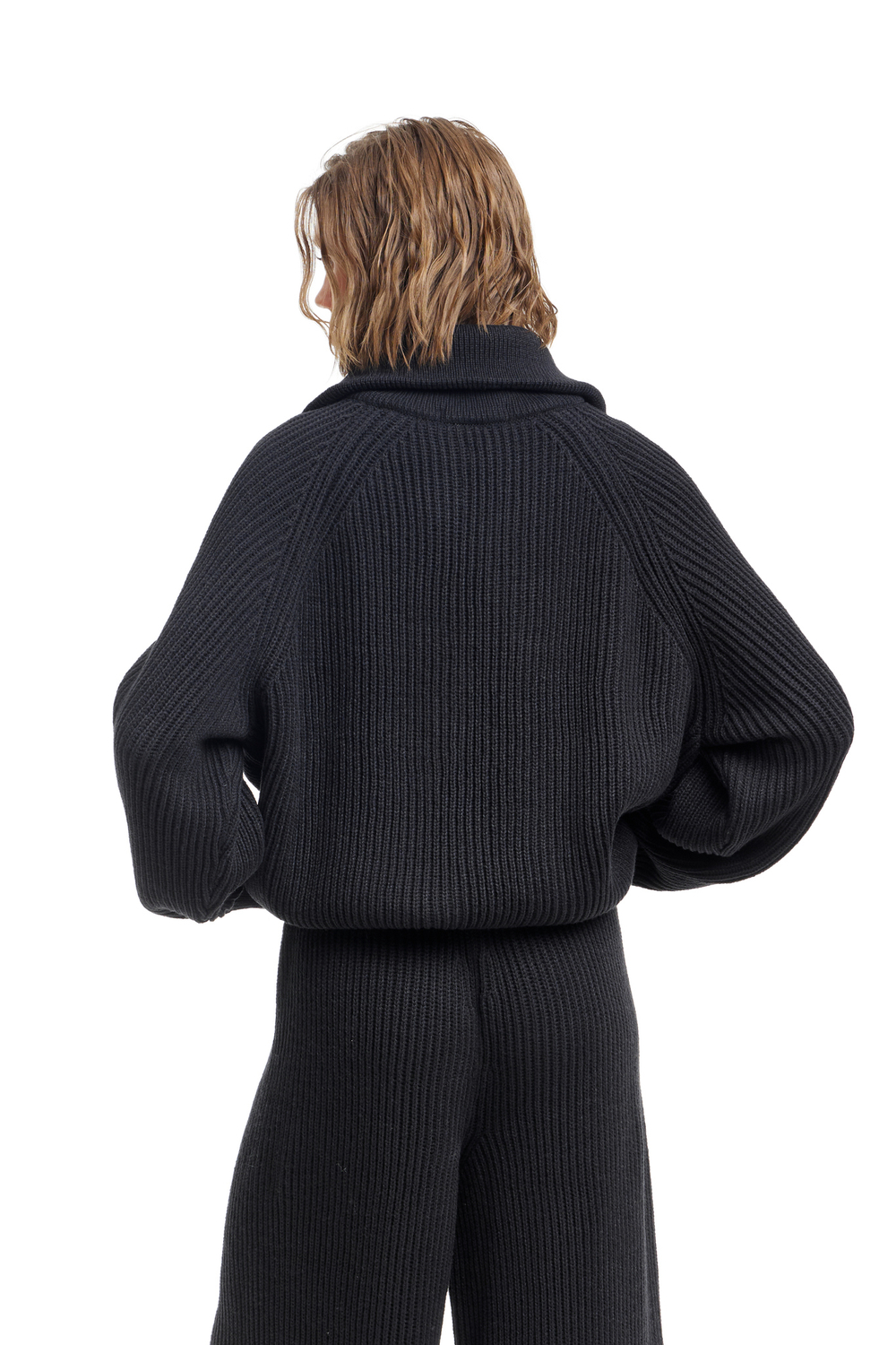 Свитер на молнии WARM BLACK
