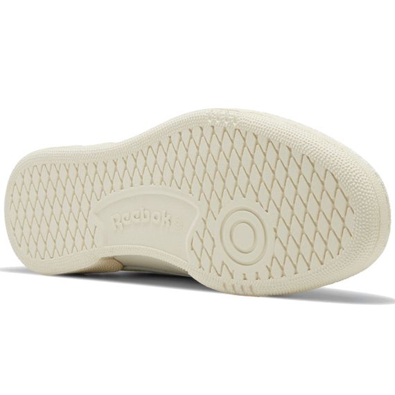 reebok CLUB C 85 VINTAGE Кроссовки для скейтбординга Низкие Бежевые Белые Синие Унисекс