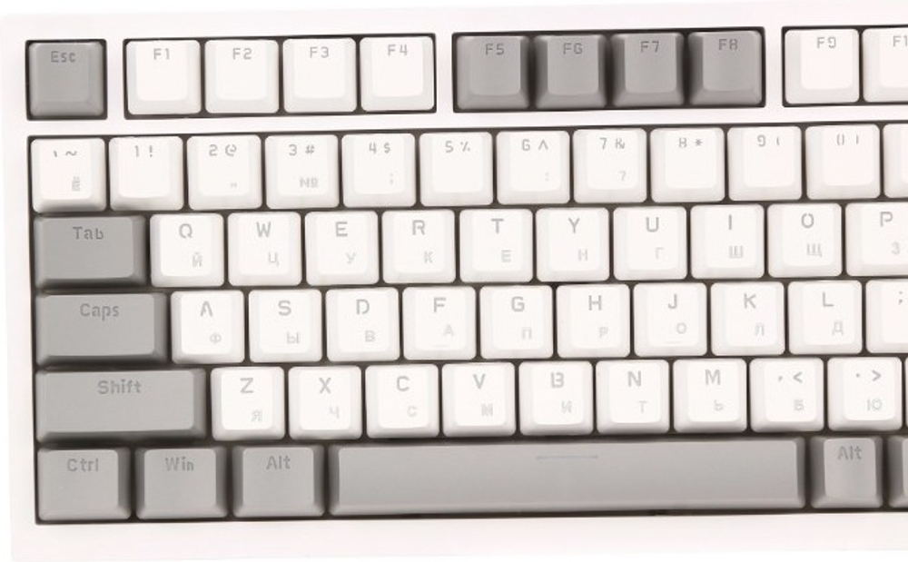 КЛАВИАТУРА AJAZZ AK820 RED SWITCH WHITE BACKLIT (GRAY-WHITE) БЕЛЫЙ
