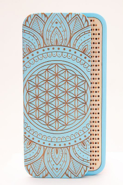 Доска садху Ом на мандале алюминиевые гвозди