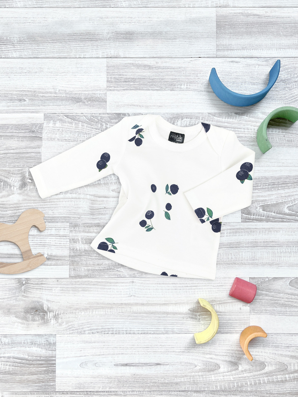 Футболка с длинным рукавом Mjölk Голубика