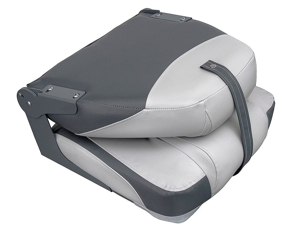 Сиденье Premium Hi-back Qualifier, серое с темно-серым и красным (10252321)