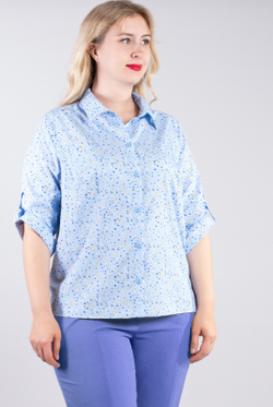 Блузка женская 2330ЮП, графика #176Грд092330ЮП