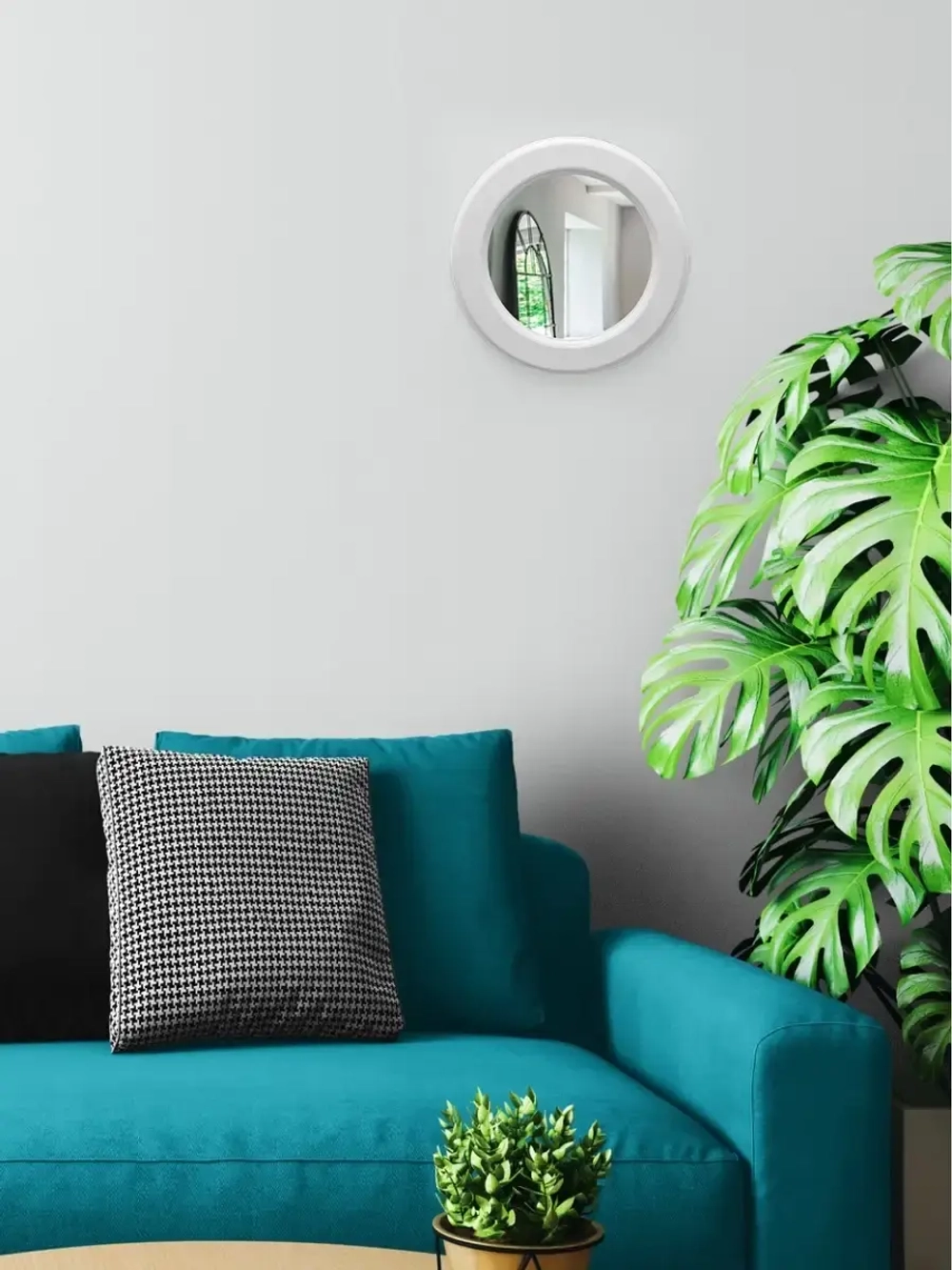 Зеркало настенное для прихожей 27 см