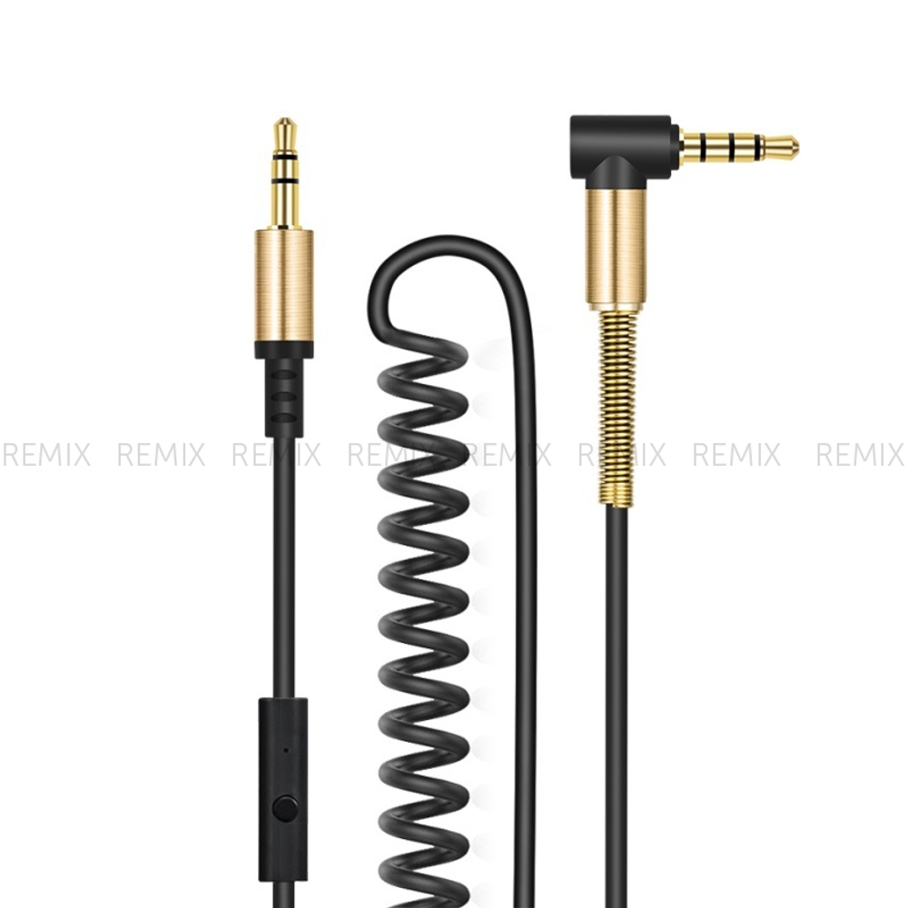 Аудиокабель AUX 3.5mm HOCO UPA02 (with Mic) (Black)