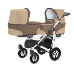 Коляска для двойни BabyActive Twinny Standart 2 в 1 White (Бежевый)