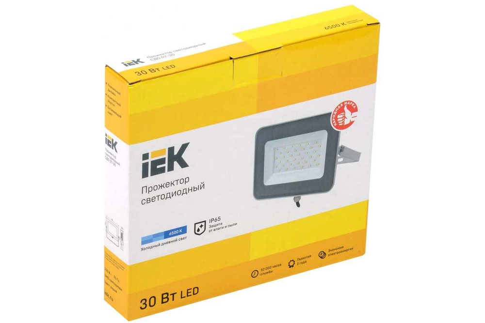 Прожектор LED СДО-30w 6500К 2700Лм IP65 IEK LPDO701-30-K03