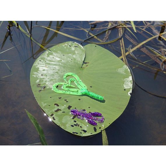 Твистер Helios Credo Four tail 2,35"/6,0 см Green Lime 10шт. (HS-20-010)